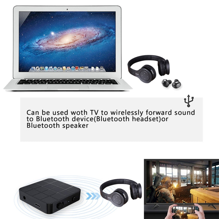 B32 2 en 1 Bluetooth 5.0 TV Computadora Audio inalámbrico Adaptador Bluetooth Transmisor Receptor Bluetooth