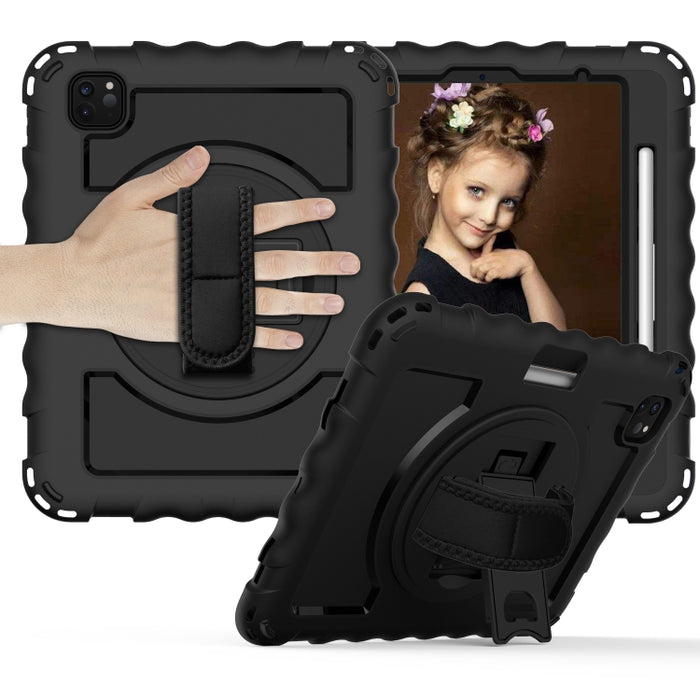 Para iPad Pro 11 (2020) PC + funda combinada de silicona a prueba de golpes con soporte y mango giratorios de 360 grados, For iPad Pro 11 (2020), For iPad Pro 11  (2020)