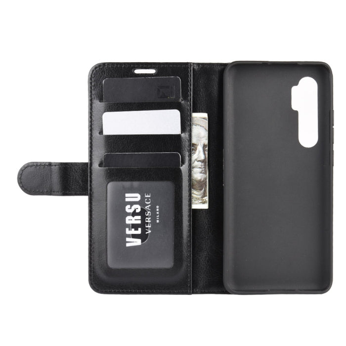 Para Xiaomi Mi Note 10 Lite 5g R64 Texture Funda protectora con tapa horizontal única con soporte y ranuras para tarjetas y billetera y marco de fotos, For Xiaomi Mi Note 10 Lite 5G