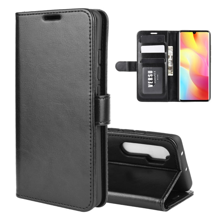 Para Xiaomi Mi Note 10 Lite 5g R64 Texture Funda protectora con tapa horizontal única con soporte y ranuras para tarjetas y billetera y marco de fotos, For Xiaomi Mi Note 10 Lite 5G