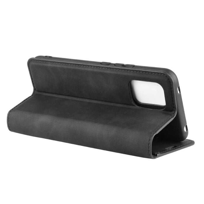 Para Xiaomi Mi Note 10 Lite 5g Funda de cuero de succión magnética de negocios de piel retro con soporte y ranuras para tarjetas y billetera, For Xiaomi Mi 10 Lite 5G