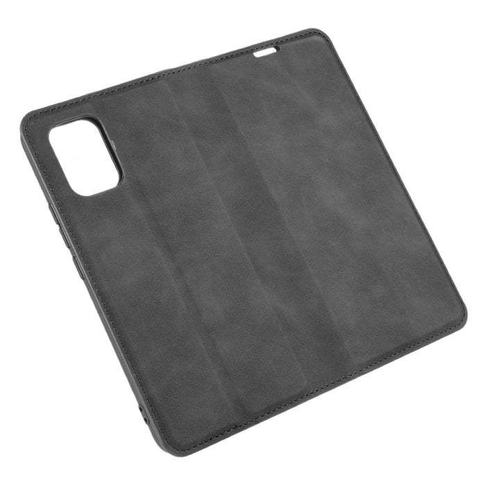 Para Xiaomi Mi Note 10 Lite 5g Funda de cuero de succión magnética de negocios de piel retro con soporte y ranuras para tarjetas y billetera, For Xiaomi Mi 10 Lite 5G