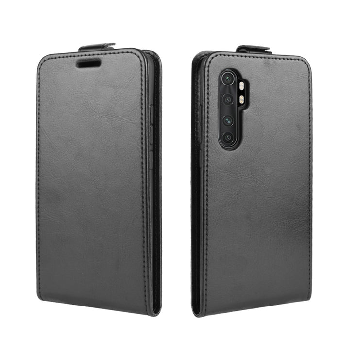 Para Xiaomi Mi Note 10 Lite 5g R64 Textura Funda protectora de cuero con tapa vertical única con ranuras para tarjetas y marco de fotos, For Xiaomi Mi Note 10 Lite