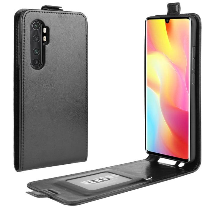 Para Xiaomi Mi Note 10 Lite 5g R64 Textura Funda protectora de cuero con tapa vertical única con ranuras para tarjetas y marco de fotos, For Xiaomi Mi Note 10 Lite