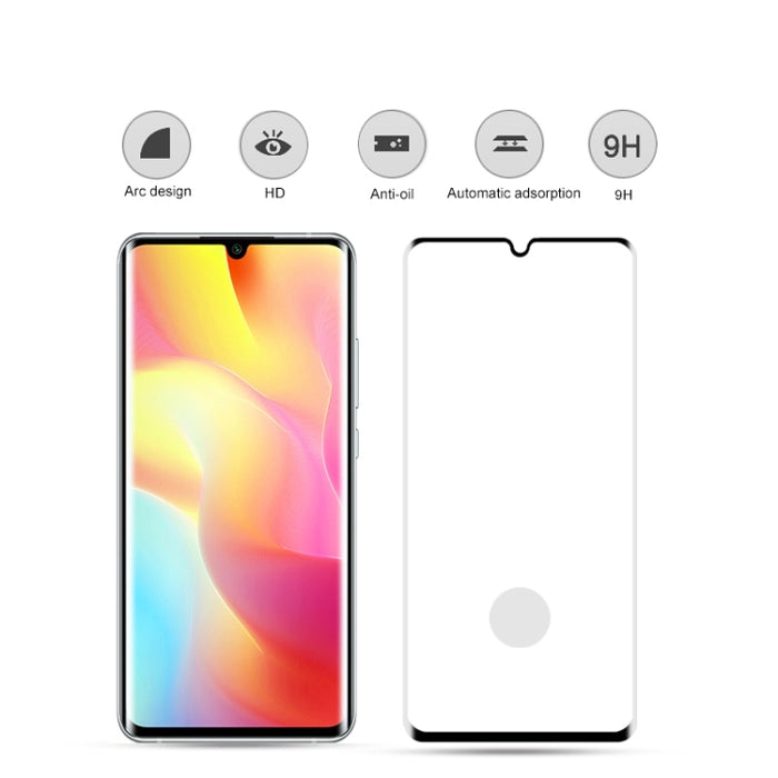 Mocolo 0.33mm 9H 3D Película de vidrio templado de pantalla completa curvada, For Xiaomi Note10 Pro / Note10 Lite