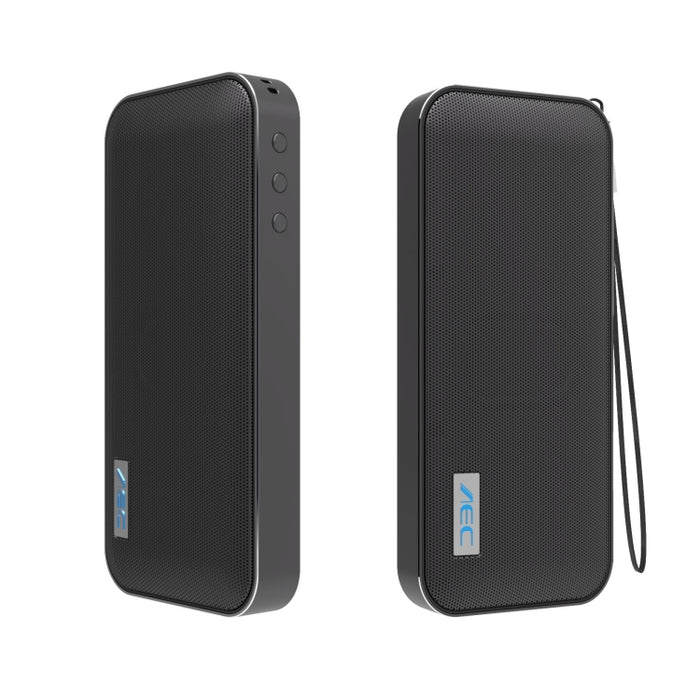 AEC BT-205 Altavoz inalámbrico portátil con Bluetooth Altavoz de música estéreo Micrófono incorporado, compatible con tarjeta TF