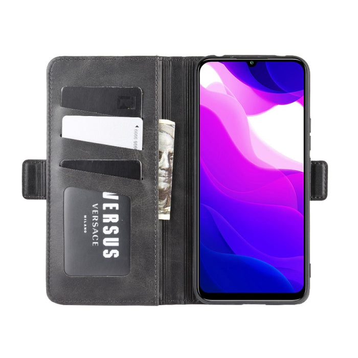 Para XiaoMi Mi 10 Lite 5G Estuche de cuero con tapa horizontal con hebilla magnética de doble cara con soporte y ranuras para tarjetas y billetera, For XiaoMi Mi 10 Lite 5G