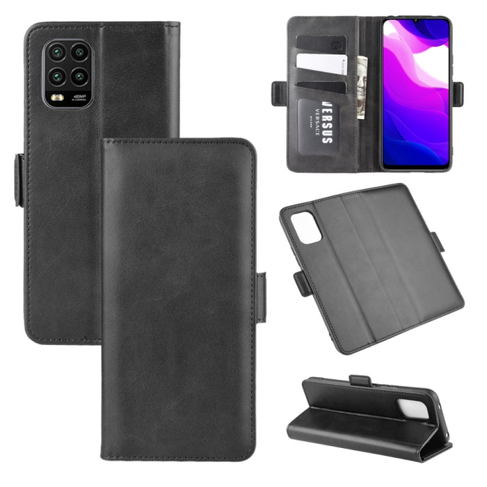Para XiaoMi Mi 10 Lite 5G Estuche de cuero con tapa horizontal con hebilla magnética de doble cara con soporte y ranuras para tarjetas y billetera, For XiaoMi Mi 10 Lite 5G