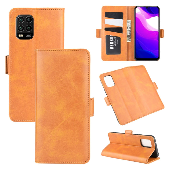 Para XiaoMi Mi 10 Lite 5G Estuche de cuero con tapa horizontal con hebilla magnética de doble cara con soporte y ranuras para tarjetas y billetera, For XiaoMi Mi 10 Lite 5G