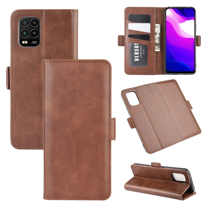 Para XiaoMi Mi 10 Lite 5G Estuche de cuero con tapa horizontal con hebilla magnética de doble cara con soporte y ranuras para tarjetas y billetera, For XiaoMi Mi 10 Lite 5G
