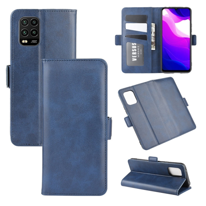 Para XiaoMi Mi 10 Lite 5G Estuche de cuero con tapa horizontal con hebilla magnética de doble cara con soporte y ranuras para tarjetas y billetera, For XiaoMi Mi 10 Lite 5G