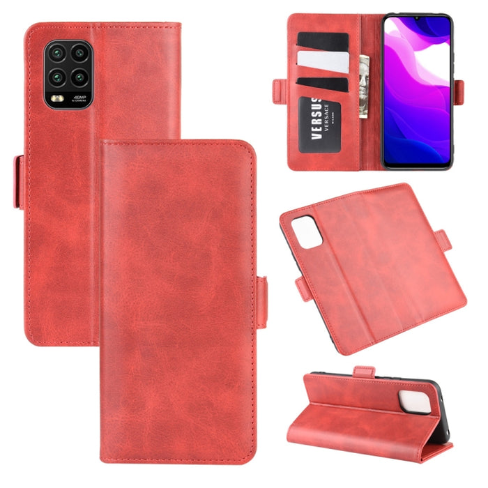 Para XiaoMi Mi 10 Lite 5G Estuche de cuero con tapa horizontal con hebilla magnética de doble cara con soporte y ranuras para tarjetas y billetera, For XiaoMi Mi 10 Lite 5G