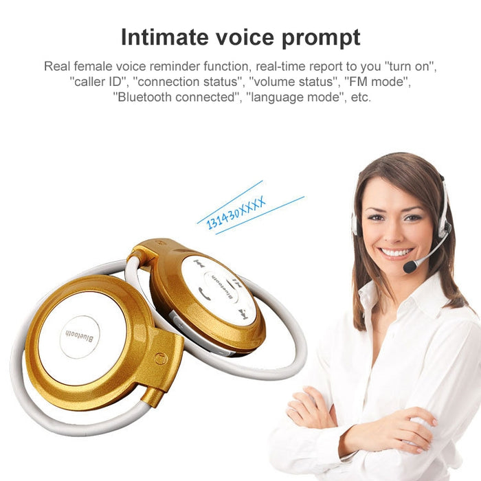 NVAHVA Reproductor de MP3 Auriculares Bluetooth, Auriculares deportivos inalámbricos Reproductor de MP3 con Radio FM, Auriculares estéreo Tarjeta TF MP3 máx. a 32 GB