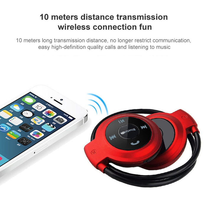 NVAHVA Reproductor de MP3 Auriculares Bluetooth, Auriculares deportivos inalámbricos Reproductor de MP3 con Radio FM, Auriculares estéreo Tarjeta TF MP3 máx. a 32 GB