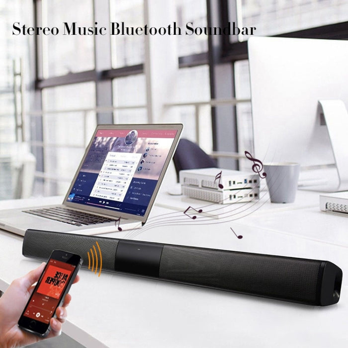 Barra de sonido para TV de 20W, Altavoz Bluetooth, Radio FM, sistema de cine en casa, Subwoofer Inalámbrico portátil, Boombox de música MP3 para Xiaomi