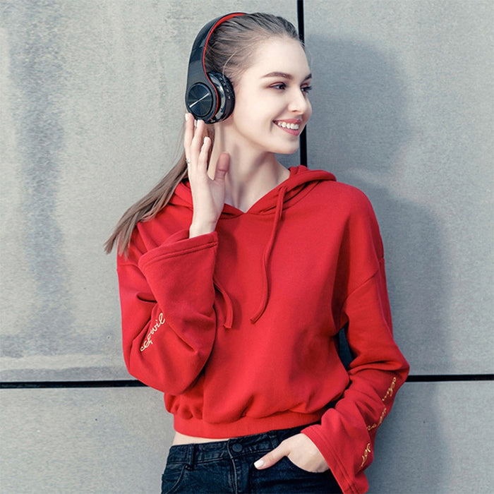Tourya B7 Auriculares inalámbricos Bluetooth Auriculares plegables Auriculares ajustables con micrófono