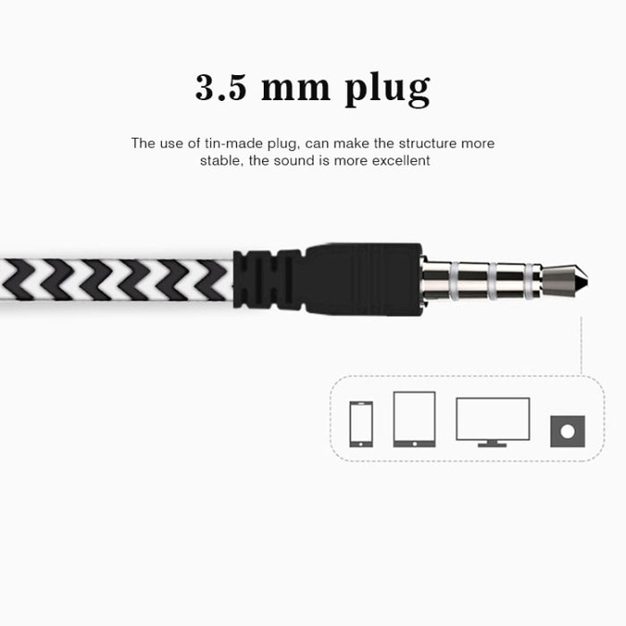 Auriculares con conector Jack de 3,5mm, auriculares con cable, sonido Supergraves, auriculares con micrófono para teléfono móvil Samsung Xiaomi MP3 4