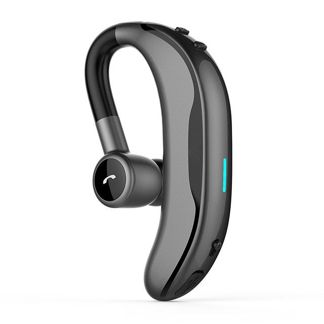 Auricular inalámbrico manos libres Bluetooth con gancho para la oreja para coche con micrófono