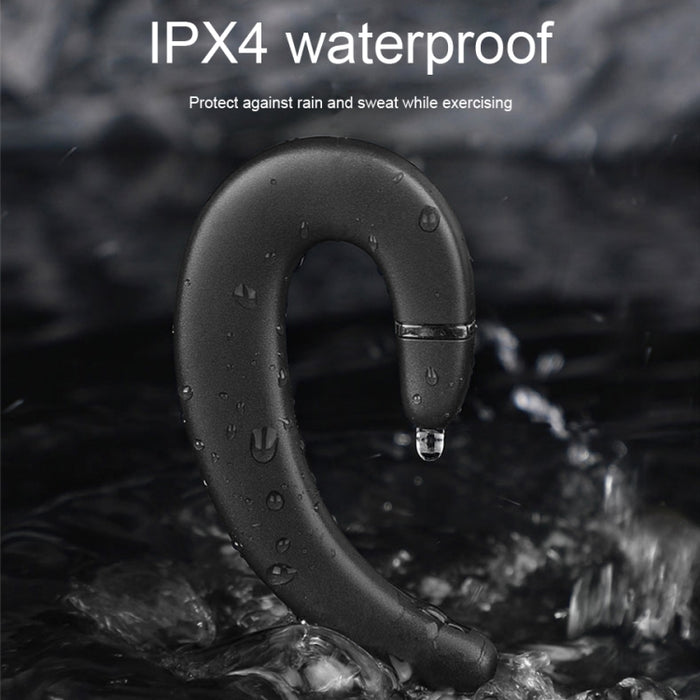 ET-auriculares inalámbricos con Bluetooth, cascos manos libres con gancho para la oreja, resistentes al agua, con reducción de ruido y micrófono para Android y IPhone