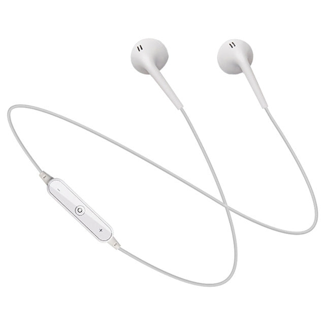 Auricular Bluetooth inalámbrico deportivo S6 para iPhone / Xiaomi / Huawei, con micrófono
