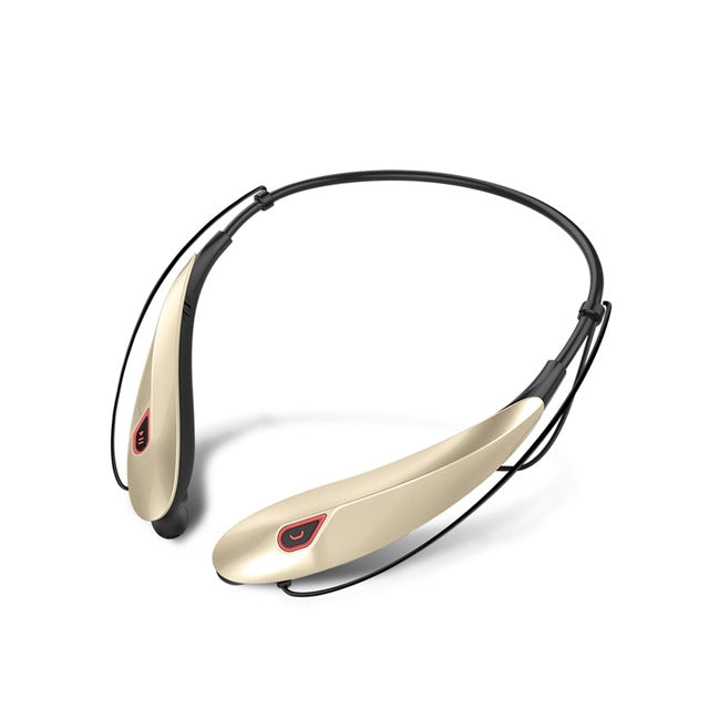 Auriculares estéreo inalámbricos Bluetooth deportivos manos libres con batería de gran capacidad con micrófono