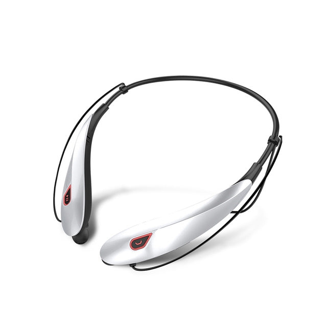 Auriculares estéreo inalámbricos Bluetooth deportivos manos libres con batería de gran capacidad con micrófono