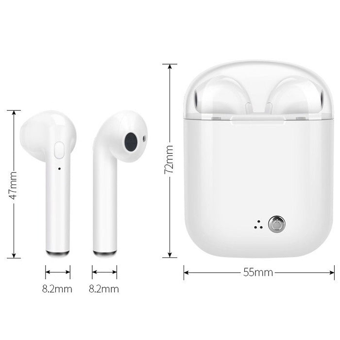 Auricular inalámbrico binaural de los auriculares bluetooth TWS I7s con la galjanoplastia del compartimiento de carga