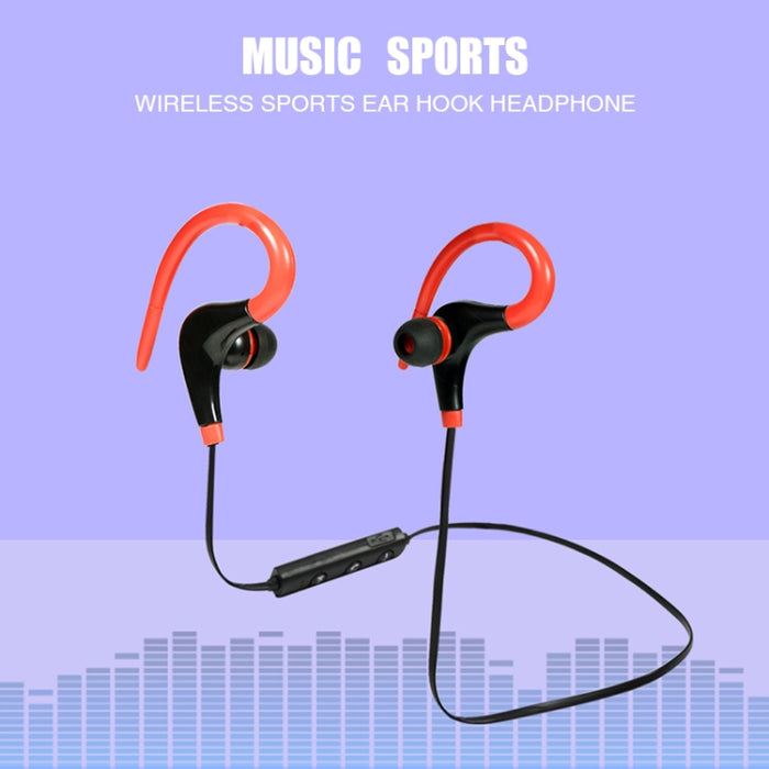 AiWei BT-01 Auricular inalámbrico Bluetooth con gancho para micrófono Auricular deportivo