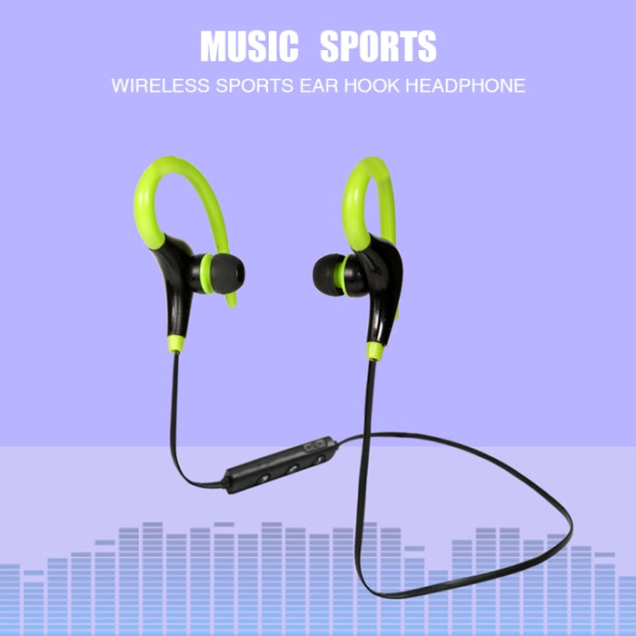 AiWei BT-01 Auricular inalámbrico Bluetooth con gancho para micrófono Auricular deportivo