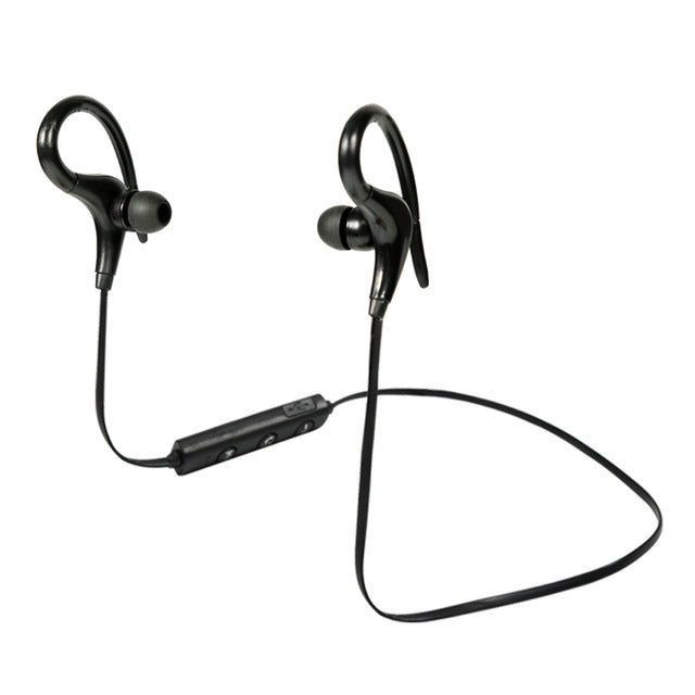 AiWei BT-01 Auricular inalámbrico Bluetooth con gancho para micrófono Auricular deportivo
