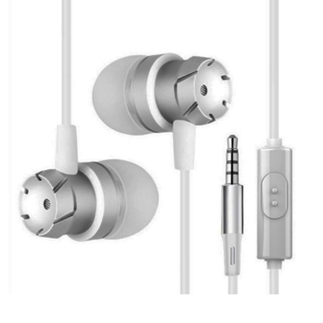 Auriculares con cable de 3,5mm, auriculares manos libres con micrófono para Xiaomi, Iphone, reproductor MP3 y portátil