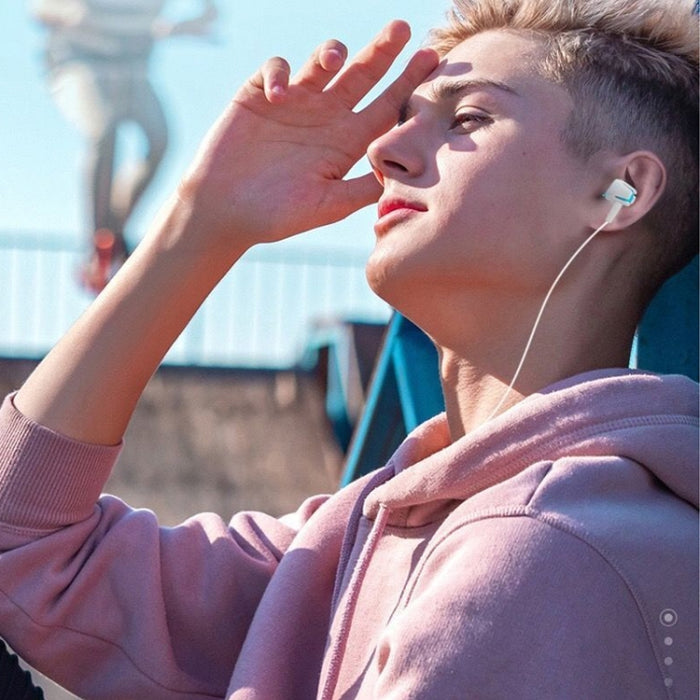 Auriculares con cable de 3,5 mm, auriculares con sonido estéreo, auriculares bajos de metal con micrófono para teléfono inteligente