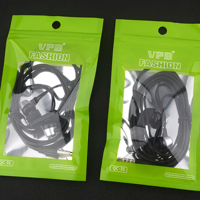 VPB S3 auriculares deportivos con cable Supergraves 3,5mm Crack auriculares con micrófono manos libres para Samsung MP3