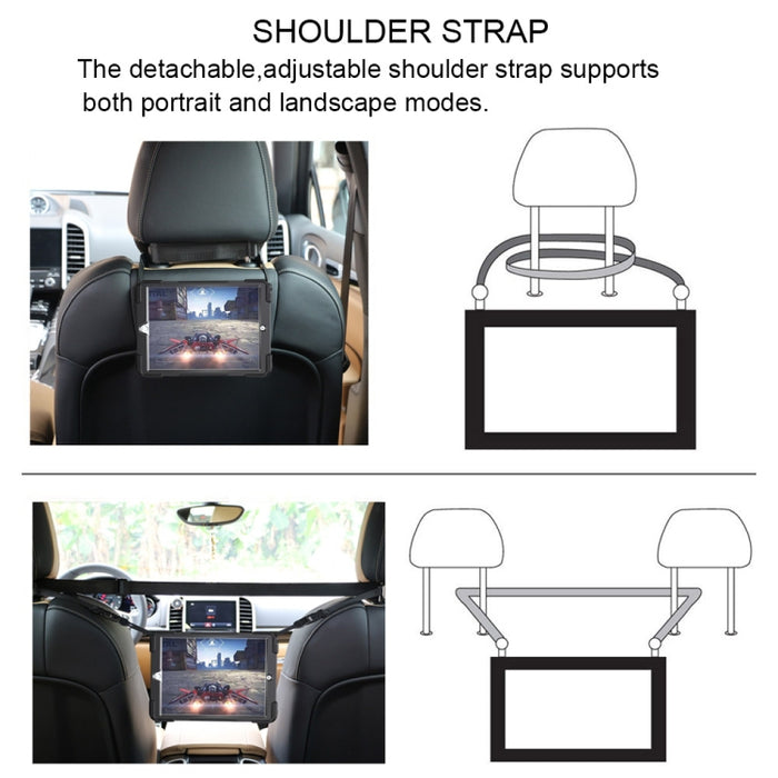 Funda protectora de silicona con rotación de 360 grados, con soporte, correa de mano y correa larga