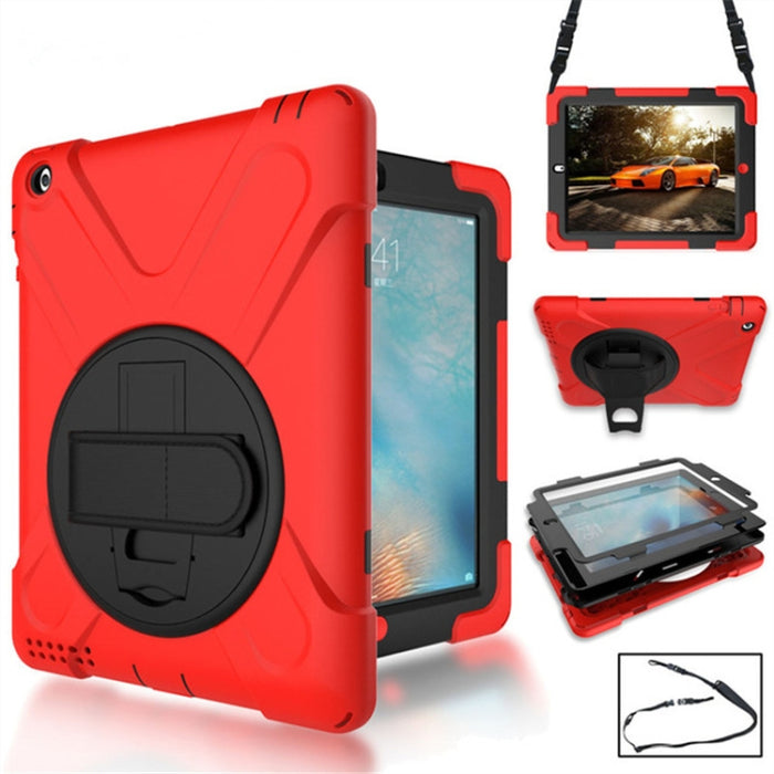 Funda protectora de silicona con rotación de 360 grados, con soporte, correa de mano y correa larga