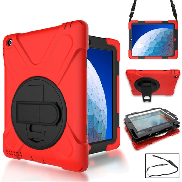 Funda protectora de silicona con rotación de 360 grados, con soporte, correa de mano y correa larga