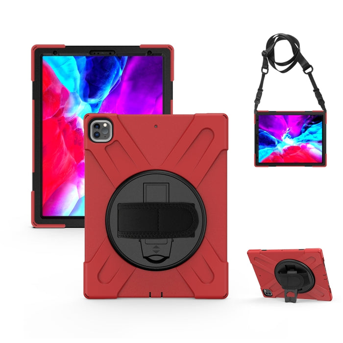 Funda protectora de silicona con rotación de 360 grados, con soporte, correa de mano y correa larga