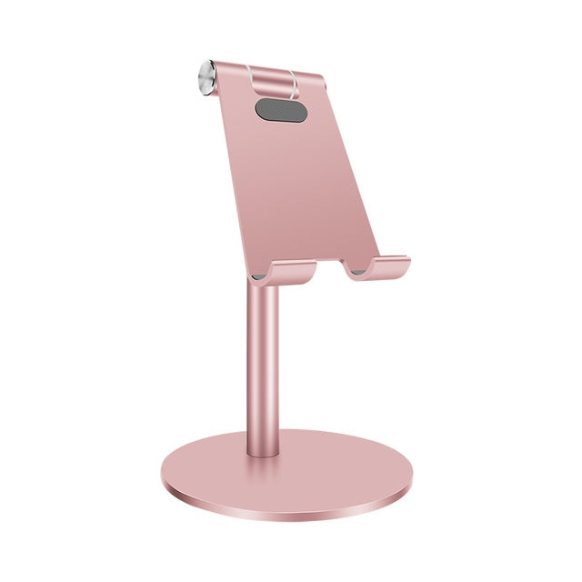 Soporte ajustable del soporte del escritorio del tenedor de la tableta del teléfono celular de la aleación de aluminio
