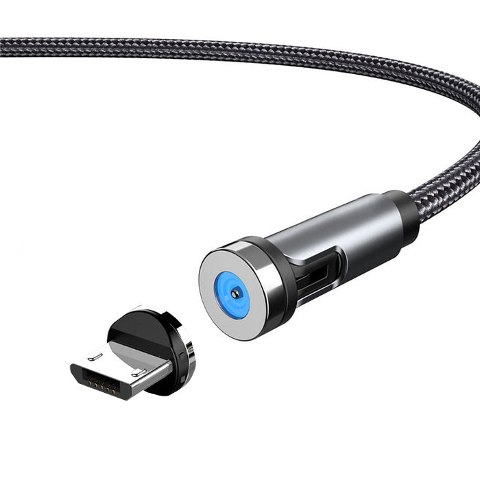 Cable magnético giratorio con tapón antipolvo CC56, longitud del cable: 2 m