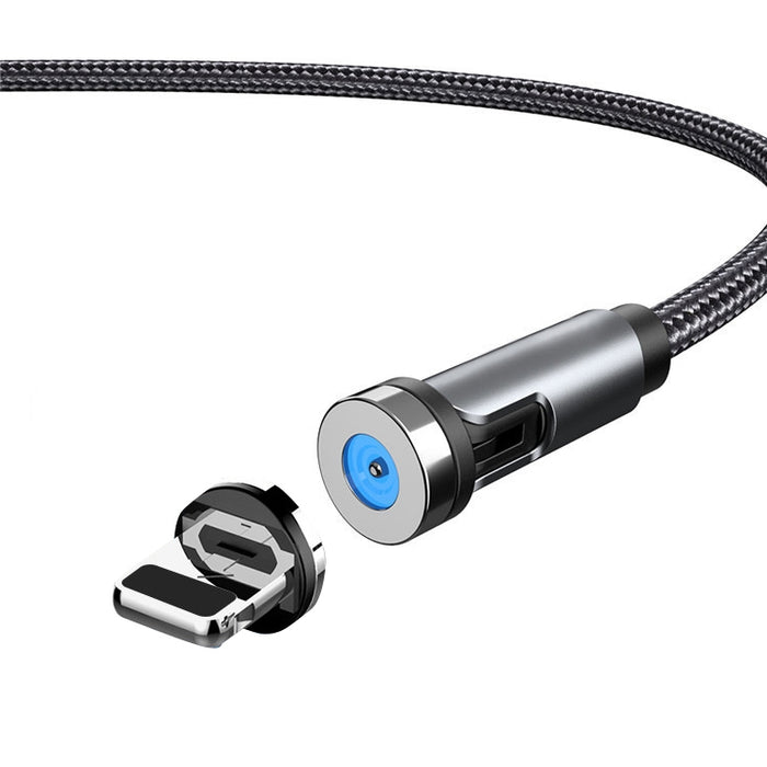 Cable magnético giratorio con tapón antipolvo CC56, longitud del cable: 2 m