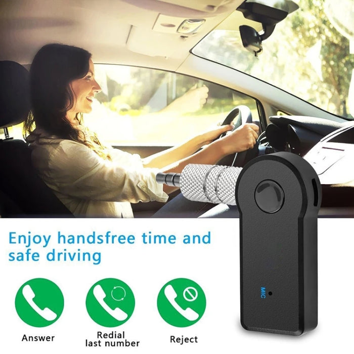 Adaptador de metal auxiliar 2 en 1 de 3,5 mm + convertidor de receptor de audio inalámbrico Bluetooth 4.1 para automóvil USB