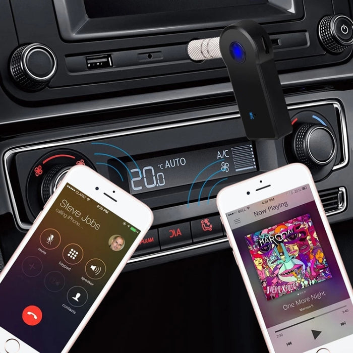 Adaptador de metal auxiliar 2 en 1 de 3,5 mm + convertidor de receptor de audio inalámbrico Bluetooth 4.1 para automóvil USB