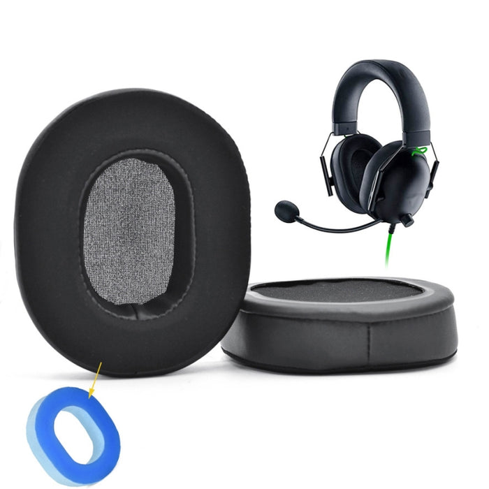 2 almohadillas de esponja para los oídos para Razer BlackShark V2 X, estilo: