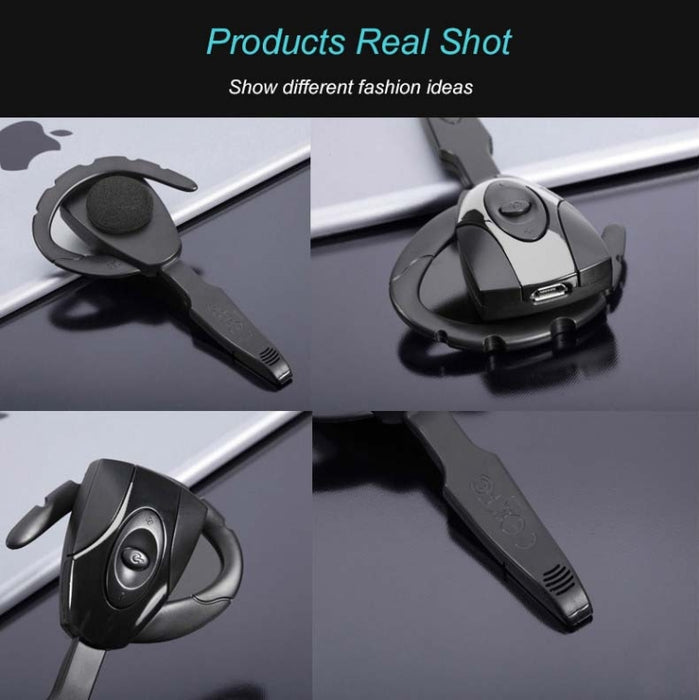 ex-01 Auricular Bluetooth 4.1 para negocios con oreja colgante