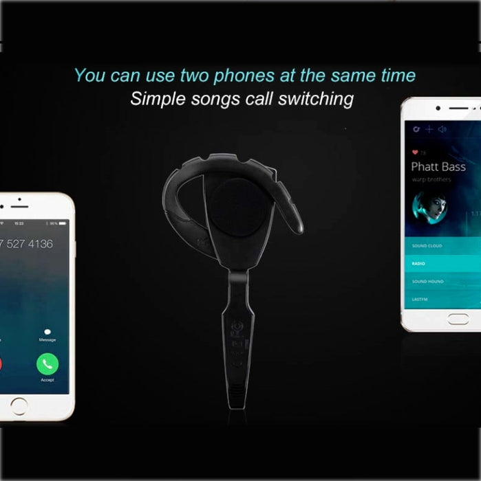 ex-01 Auricular Bluetooth 4.1 para negocios con oreja colgante