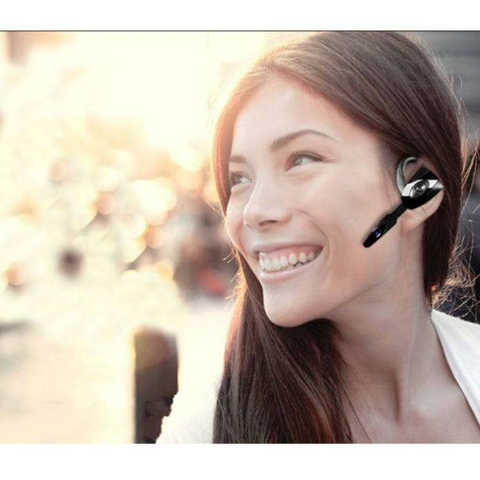 ex-01 Auricular Bluetooth 4.1 para negocios con oreja colgante