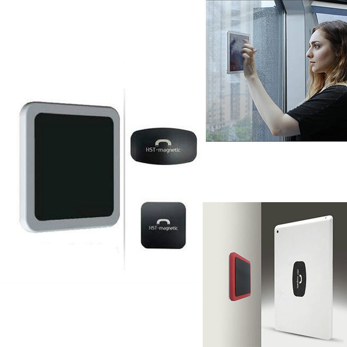 Soporte de pared para teléfono móvil con pegatina universal de adsorción magnética para iPad montado en la pared