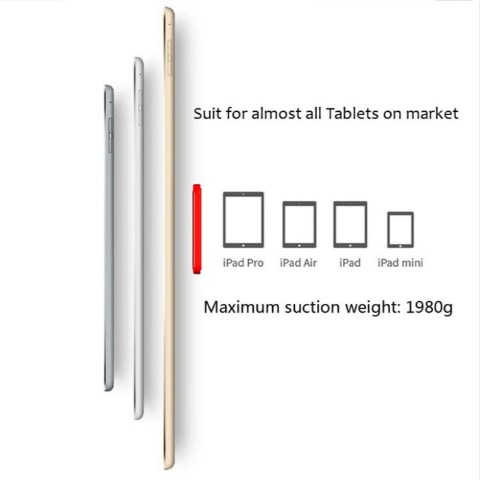 Soporte de pared para teléfono móvil con pegatina universal de adsorción magnética para iPad montado en la pared