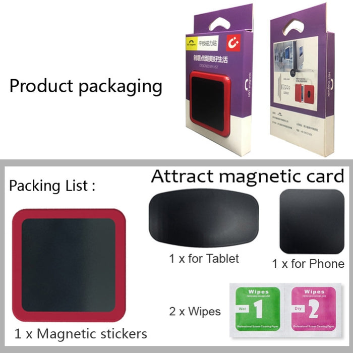 Soporte de pared para teléfono móvil con pegatina universal de adsorción magnética para iPad montado en la pared