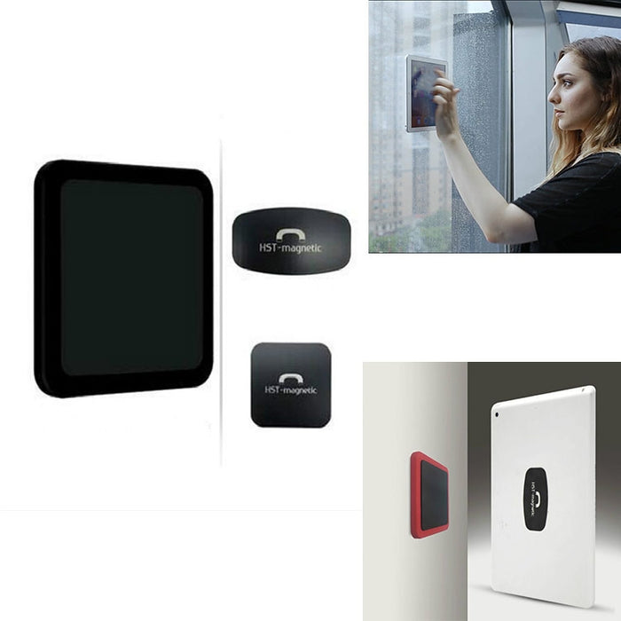 Soporte de pared para teléfono móvil con pegatina universal de adsorción magnética para iPad montado en la pared